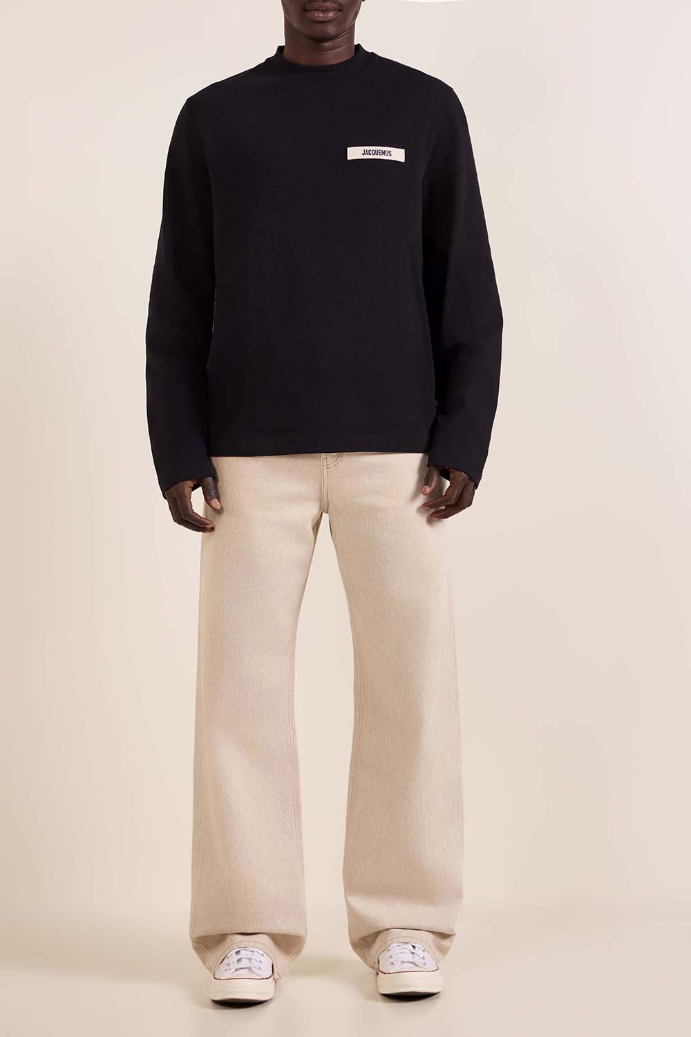 מכנסי ג'ינס לה דה נים דרואט בגזרה ישרה